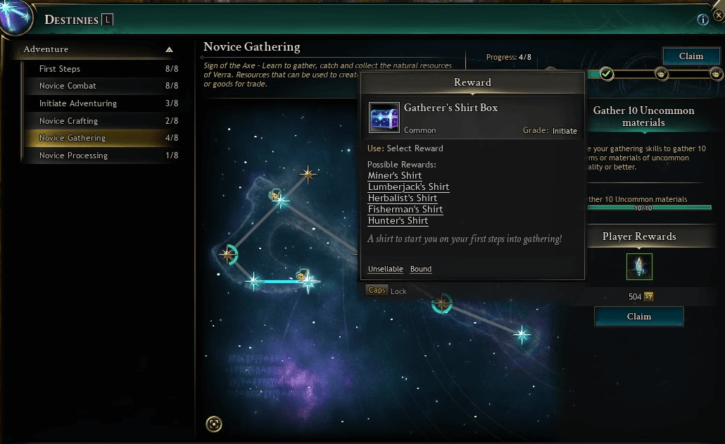 ashes of creation tank destinies